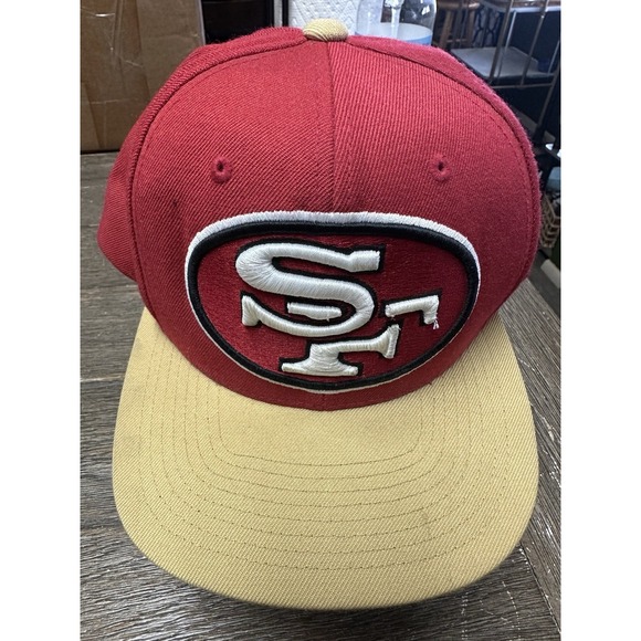 San Francisco 49ers NFL Mitchell & Ness Snapback Cap Red/Gold Vintage Collection - Picture 1 of 6
